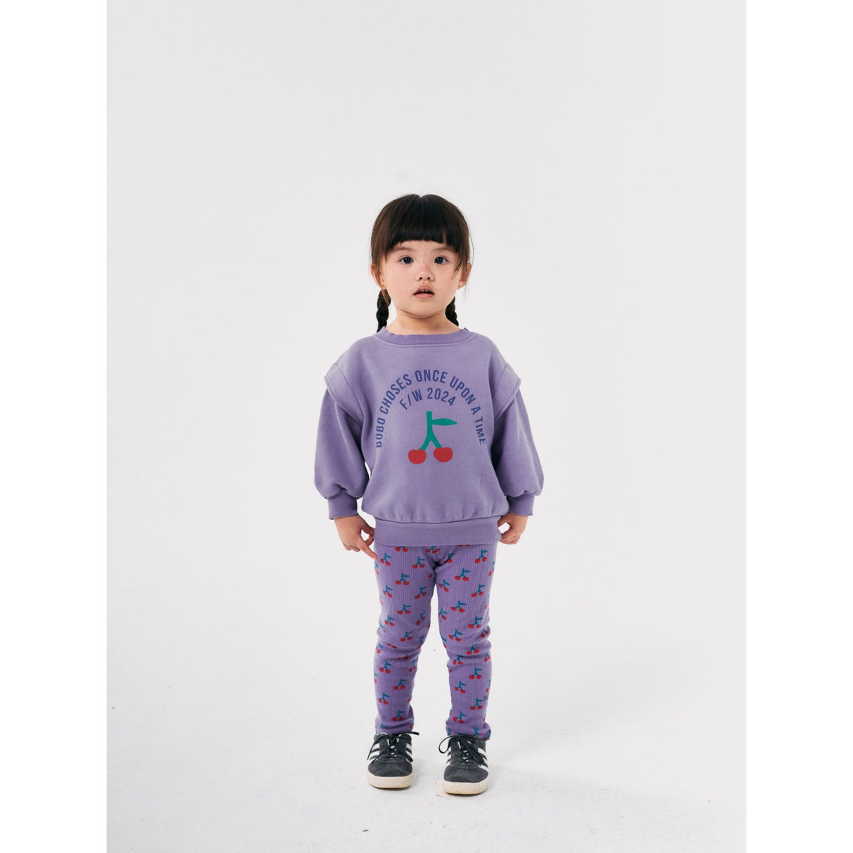 Bobo Choses Lavender Bobo Cherry All Over Legging