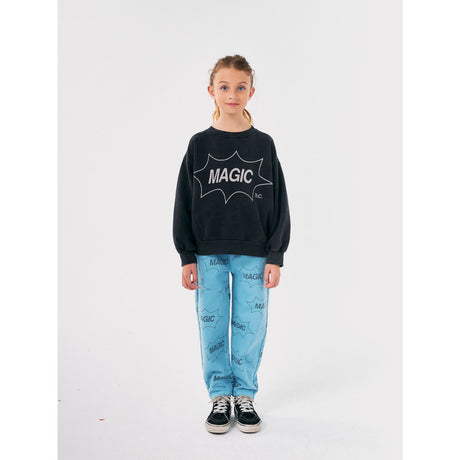 Bobo Choses Light Blue It'S Magic All Over Denim Baggy Pants