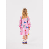 Bobo Choses Pink Wonder Horse All Over Woven Dress 4