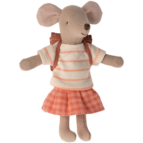 Maileg Bicycle Mouse, Big Sister - Coral