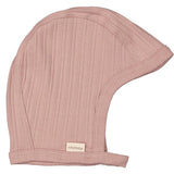 MarMar Modal Broad Rib Light Plum Hoody Hat