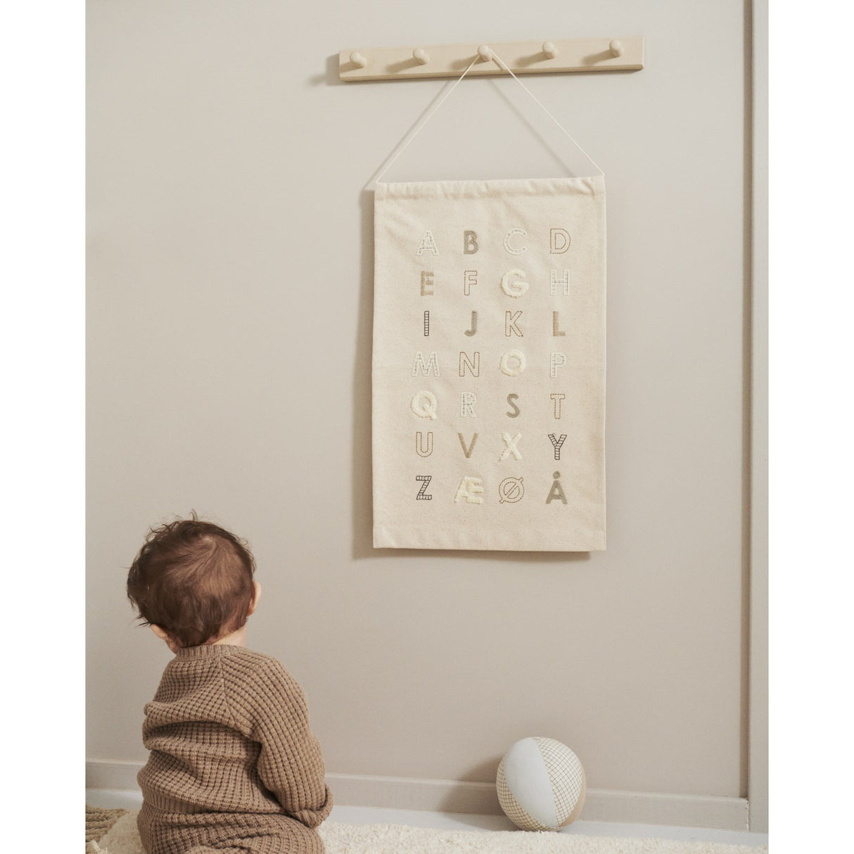 MarMar Canvas Home Natural ABC Poster