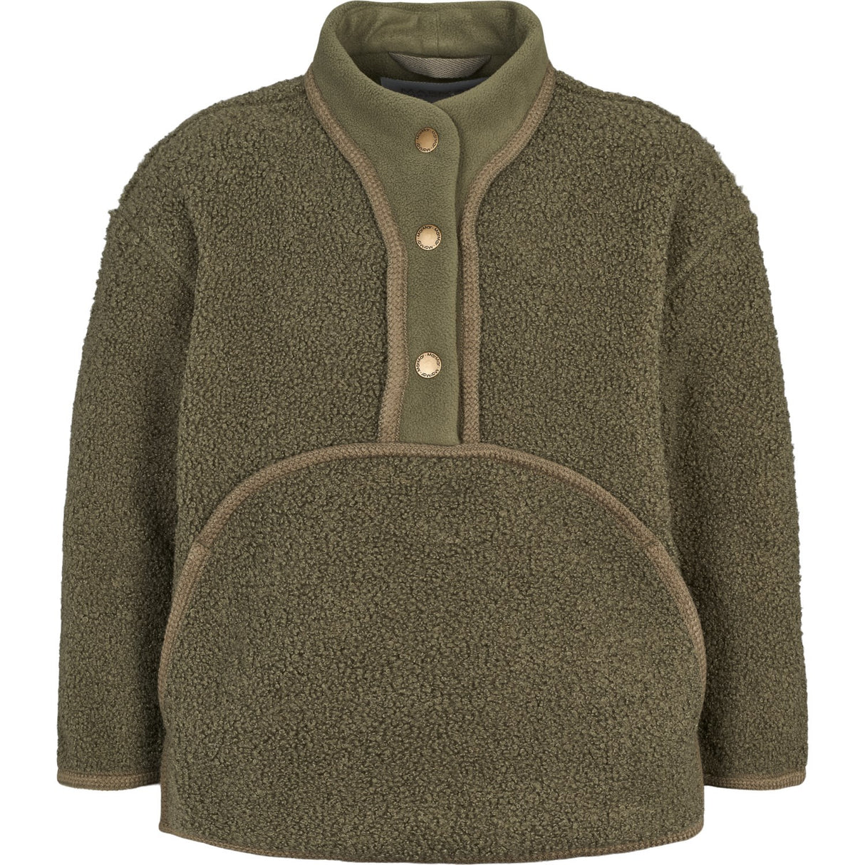 MarMar Bonded Teddy Olive Leaf Joy Fleece Jacket