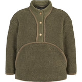 MarMar Bonded Teddy Olive Leaf Joy Fleece Jacket