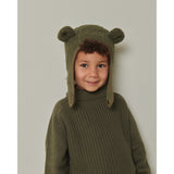 MarMar Bonded Teddy Olive Leaf Aki Hat