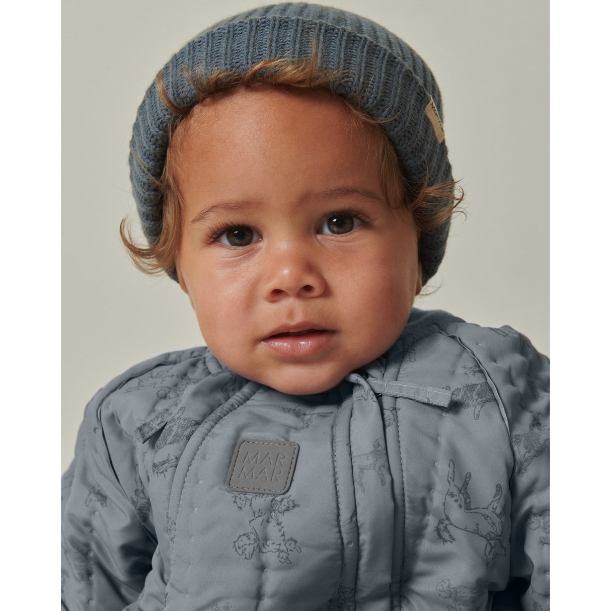 MarMar Heavy Knit Acc Stormy Blue Atlas Beanie