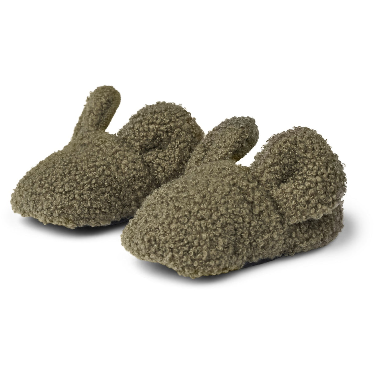 MarMar Bonded Teddy Olive Leaf Abal Fleece Booties