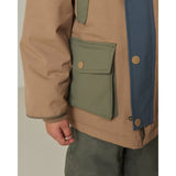 MarMar Technical Outerwear Solid Walnut Block Omas Jacket