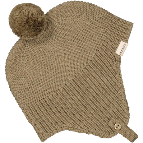 MarMar Cotton Wool Acc Khaki Aly Pompom Hat