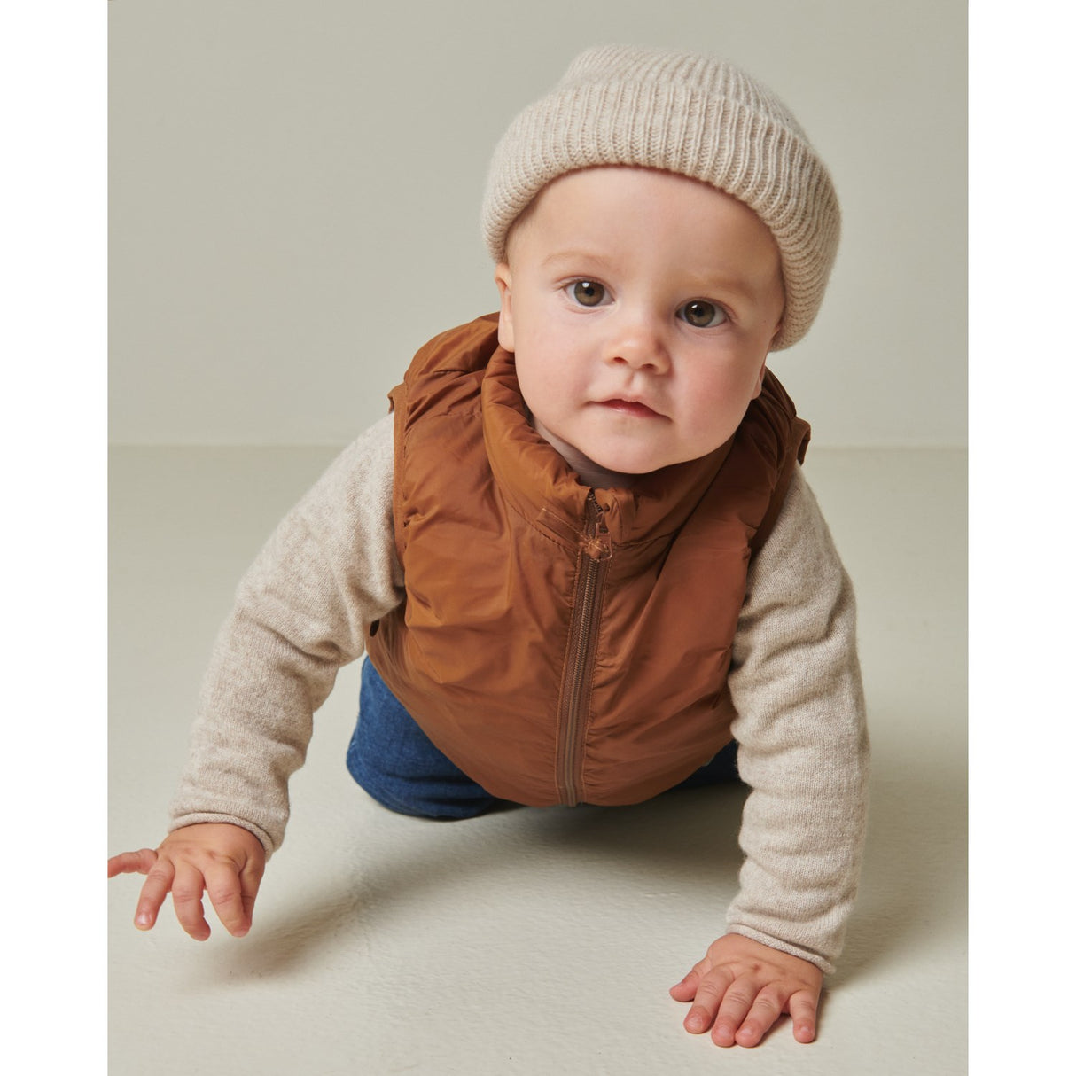 MarMar Cashmere Sand Melange Atlas Beanie