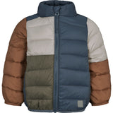 MarMar Vegan Puffer Shaded Blue Block Owe Jacket