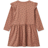 LieWood Cherries / Dark Rosetta Lima Printed Frill Longsleeve Dress