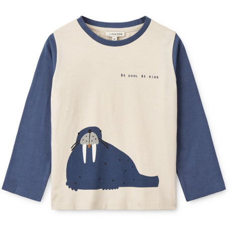 LieWood Walrus / Sandy Apia Placement Longsleeve Tee Ss