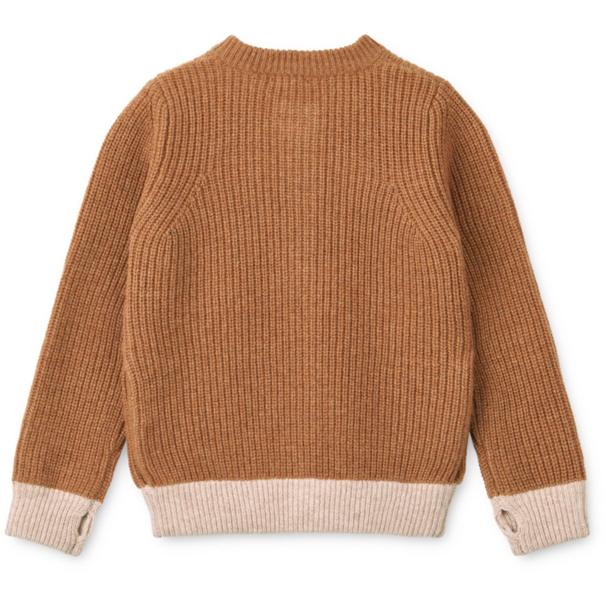 LieWood Golden Caramel Melange Tiago Knit Cardigan