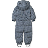 LieWood Check Classic Navy / Dark Sandy Sylvie Baby Snowsuit 6