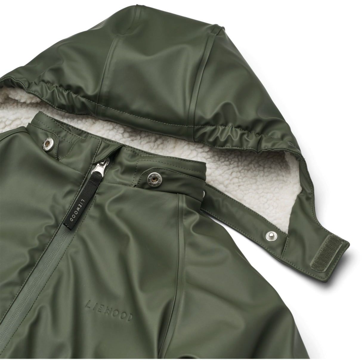 LieWood Hunter Green Naro Rain Suit