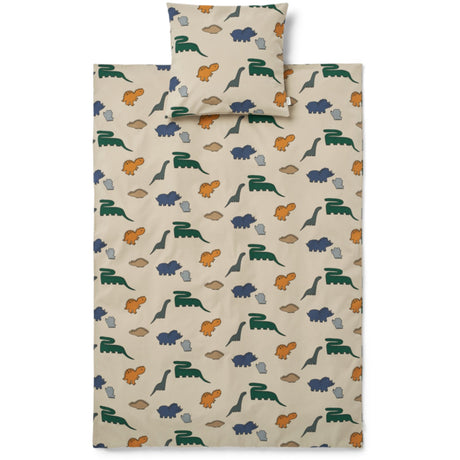 LieWood Dinosaurs / Mist Ingeborg Junior Printed Bedding 2