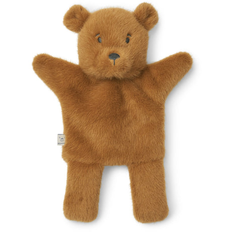 LieWood Golden Caramel Honor Bear Hand Puppet