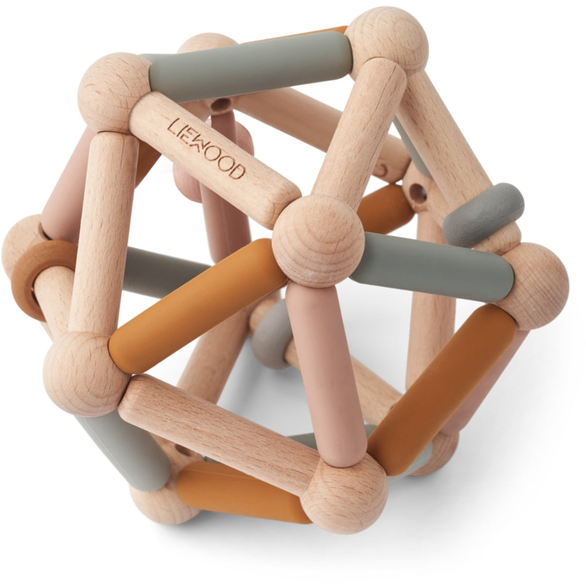 Buy LieWood Mustard Multi Mix Annemette Baby Rattle Motoric Toy ...