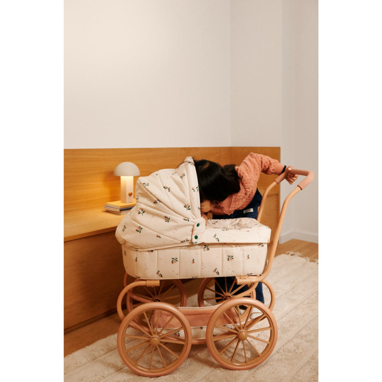 LieWood Peach / Sea Shell Adaline Doll Pram