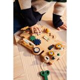 LieWood Indigo Blue Multi Mix Carola Robot Play Board