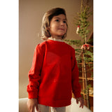 LieWood Holiday Bow Dark Red / Apple Red Rakel Sweaters 2