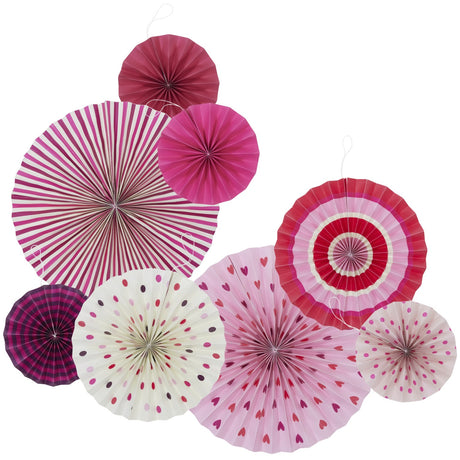 Rice Papir Rosetter - Set af 8 stk.