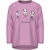 Name It Pastel Lavender Panda Vix Blouse