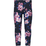 Name It Dark Sapphire Big Flowers Vivian AOP Legging