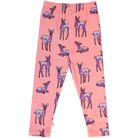 Småfolk Bridal Rose Leggings for Kids with Deer