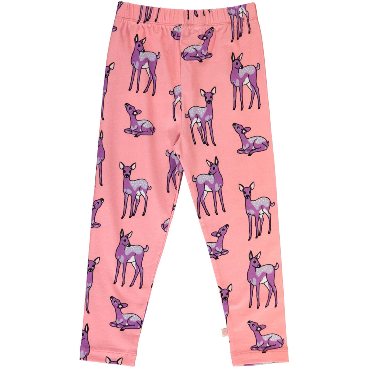 Småfolk Bridal Rose Leggings for Kids with Deer