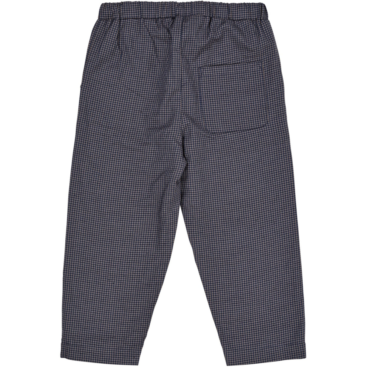 Copenhagen Colors Navy Check Combi Check Pant W. Fake Fly