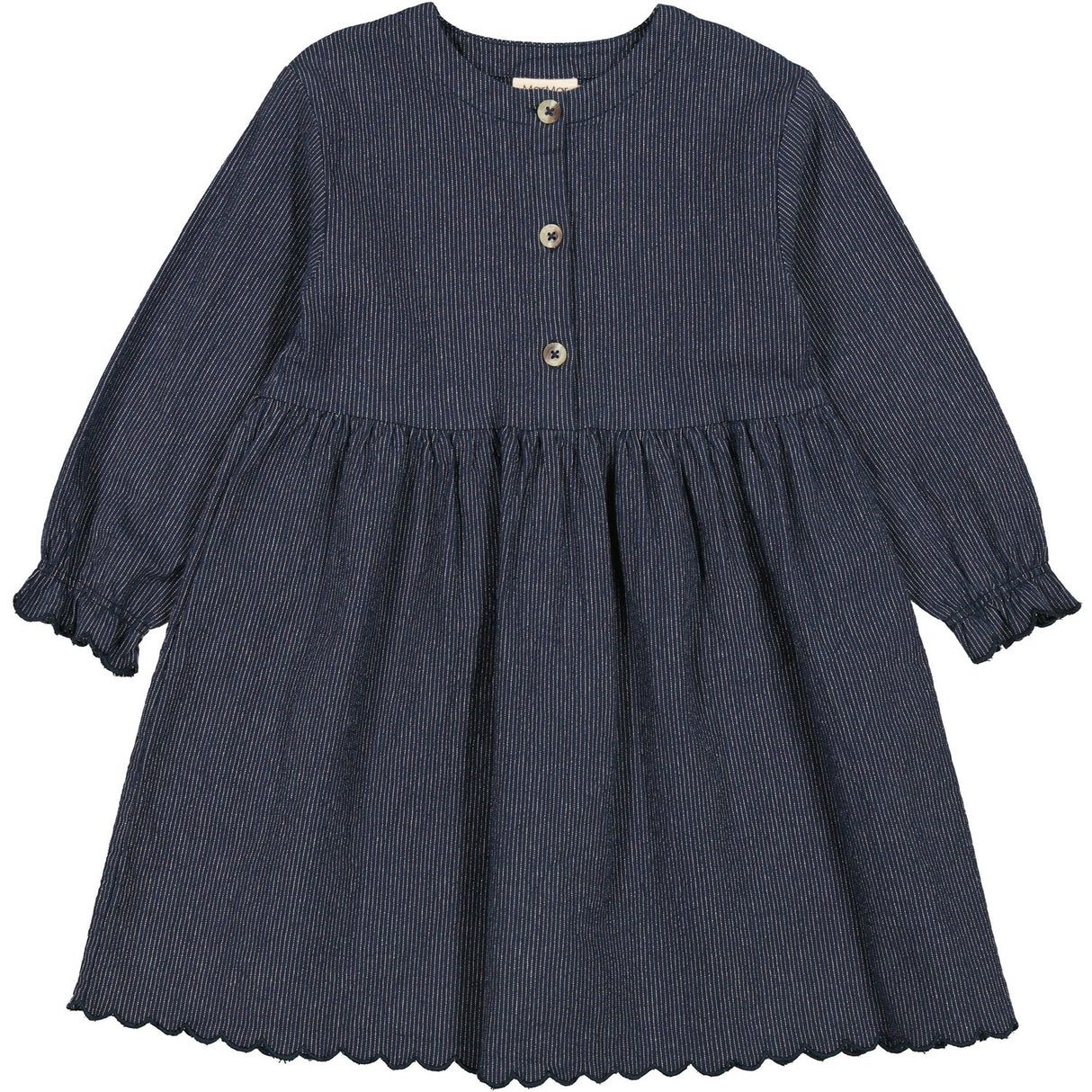 MarMar Chambray Blue Dagmara Scallop Dress