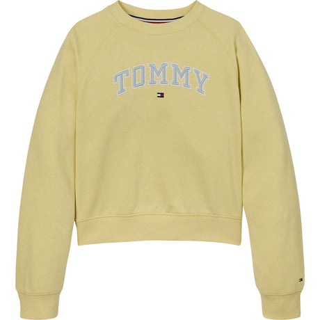 Tommy Hilfiger Lemon Zest Varsity Embroidered Crewneck