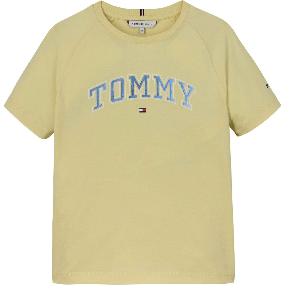 Tommy Hilfiger Lemon Zest Varsiy Foil Reg Tee Ss