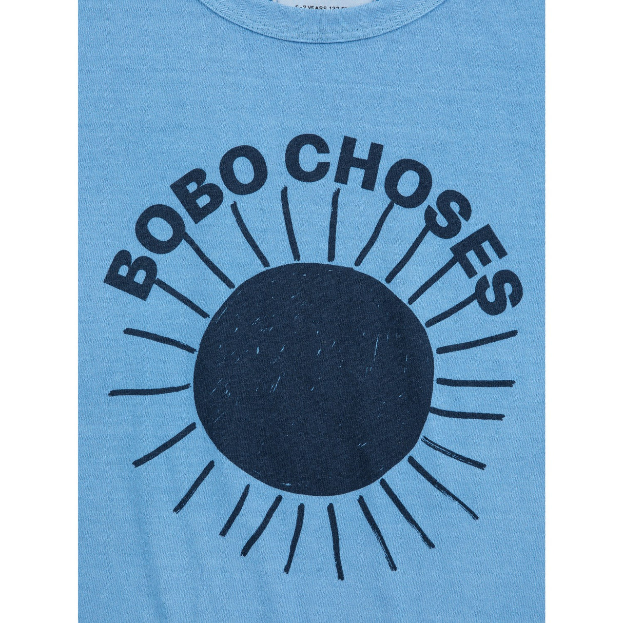 Bobo Choses Light Blue Sun Turquoise T-Shirt