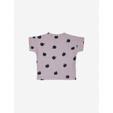 Bobo Choses Lavender Poma All Over Short Sleeve T-Shirt