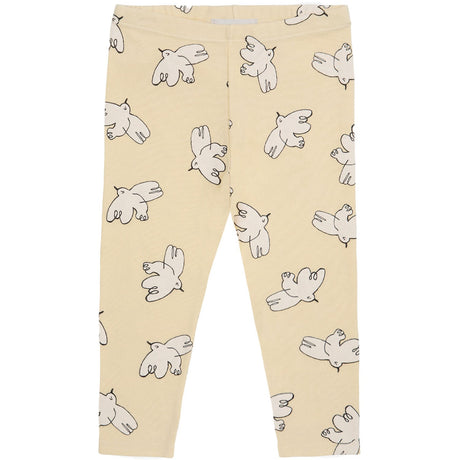 Bobo Choses Light Yellow Freedom Bird All Over Legging