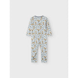 Name It Gray Dawn AOP Willit Wool Onesie