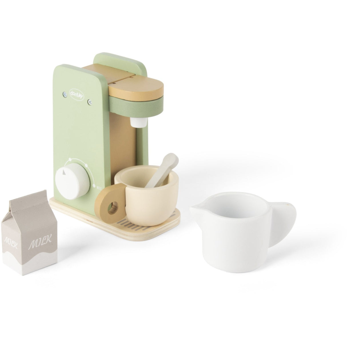 Dantoy Coffee Maker Wood I Gift Box 5 pieces