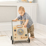 Sebra Wooden Activity Walker Car