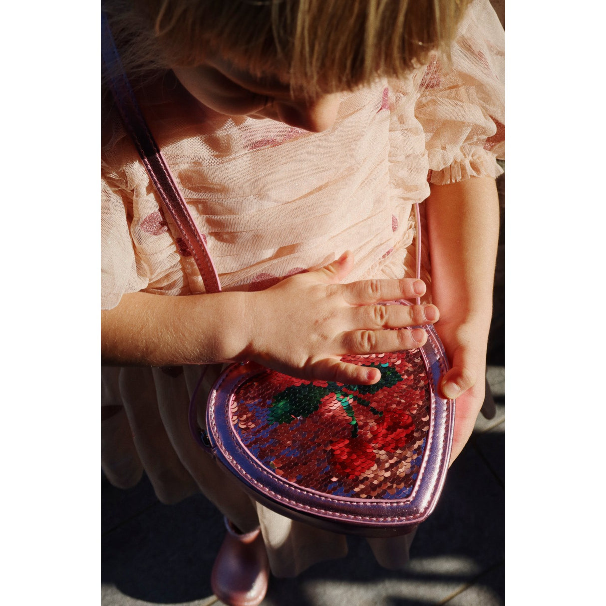 Konges Sløjd Rose  Tut Heart Sequin Bag 5