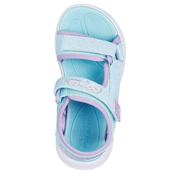 Skechers Sola Glow Sandal Light Blue Lavender