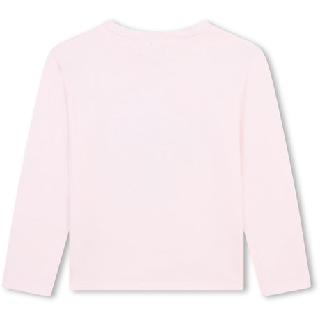 Carlieblush Pink Pale Long Sleeve T-Shirt 2