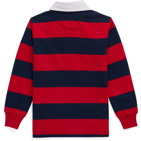 Polo Ralph Lauren Red/Cruise Navy Rugby Blouse 2