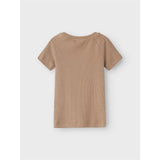 Lil'Atelier Mocha Meringue Gago Kub Slim Tee Ss 3