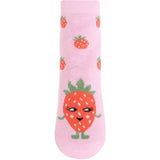 MELTON Strawberry Anti-Slip Socks Pink Nectar