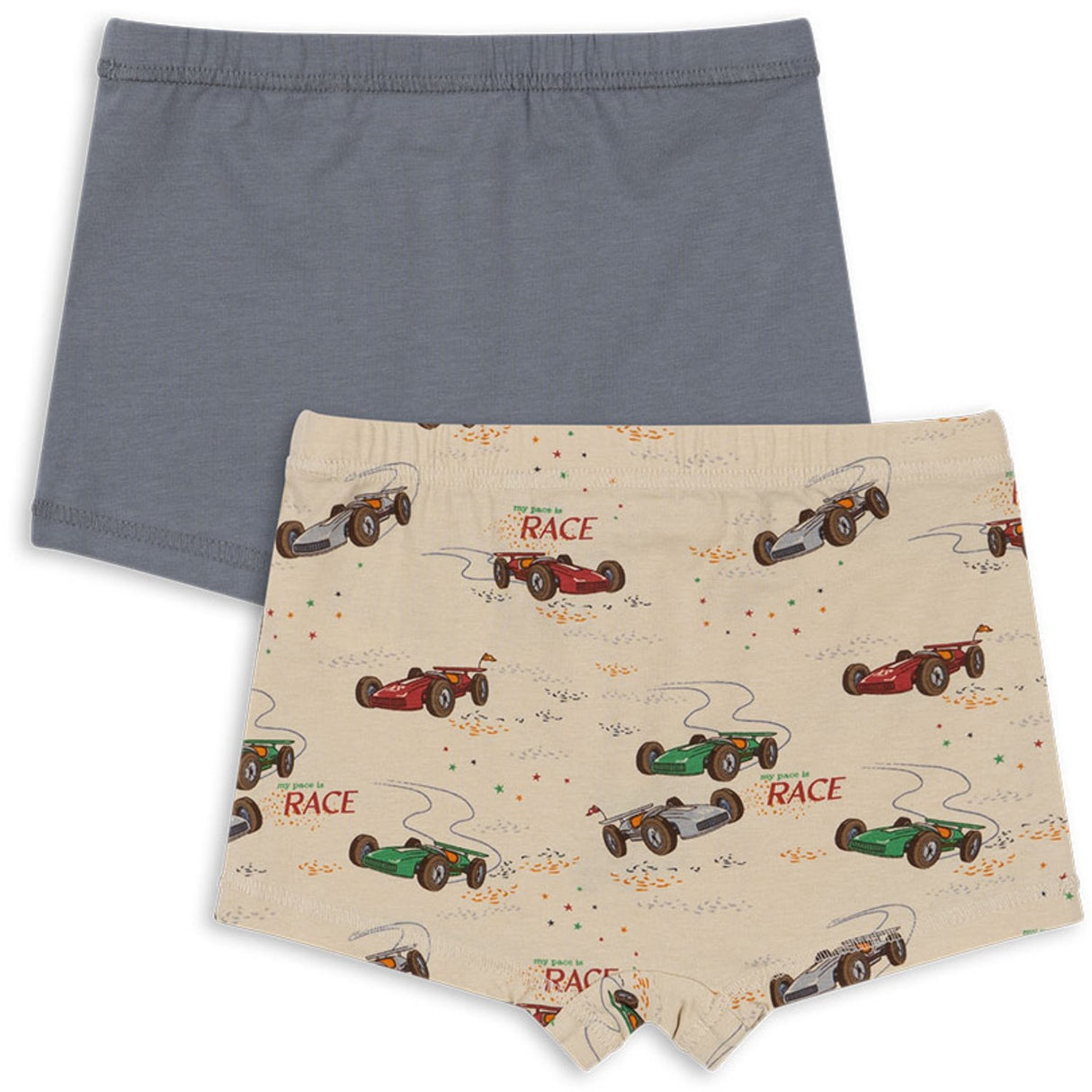 Konges Sløjd Tradewinds / Grand Prix Basic 2 Pack Boy Boxers Gots