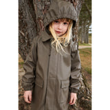 Wheat Dry Wood Rainwear Ollo Jacket