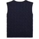 Polo Ralph Lauren Rl Navy Knitted Vest 2